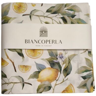 Скатерть LIMONAIA 140x180 см Biancoperla