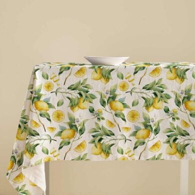 Скатерть LIMONAIA 140x180 см Biancoperla