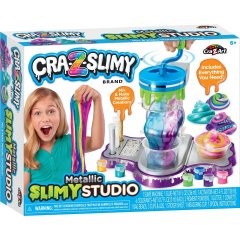 Слайм Cra-Z-Art Metallic Slimy Studio, набір 21од 60016CRA