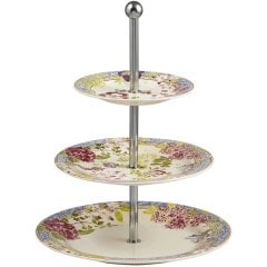 Трехярусная подставка для торта MILLEFLEURS &Oslash; 27.4 см - H 30 см GIEN 1643SEMU50