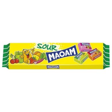 Жевательные конфеты Haribo Maoam Кубики кислые 110 г 769575