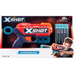 X-Shot Red Швидкострільний бластер EXCEL Kickback (8 патронів) Zuru 36184R