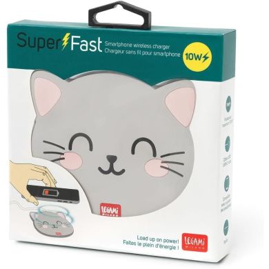 Беспроводное зарядное устройство для Super Fast Котик Legami WCHAR0008