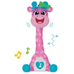 Дитяча м'яка музична інтерактивна іграшка Жираф, танцює, розмовляє, повторює голос KH37-002