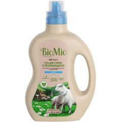 Екологічний гіпоалергенний гель і плямовивідник BioMio Bio-2-in-1 для прання білизни концентрат 30 прань/1.5 л 1509-02-09