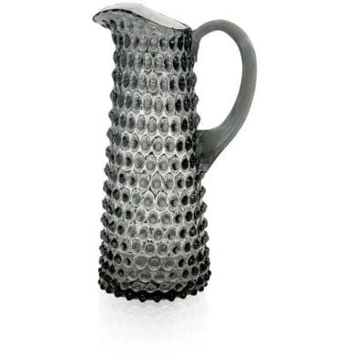 Графін мерехливий Smoke Hobnail 1л, зелений KLIMCHI 16185/1000-736/27