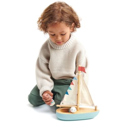 Игрушка из дерева Парусная лодка Tender Leaf Toys TL8382