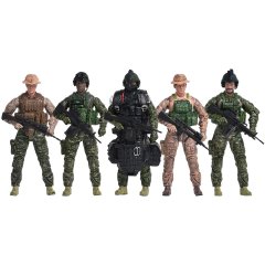 Ігровий набір фігурок солдатів ELITE FORCE МОРСЬКІ КОТИКИ (5 фігурок, аксес.) 101837