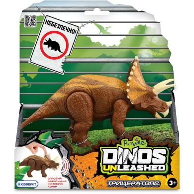 Інтерактивна іграшка серії Realistic Трицератопс Dinos Unleashed 31123TR