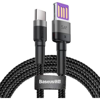 Кабель Baseus USB to Type-C 40W 1m CATKLF-PG1 сіро/чорн