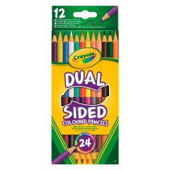 Кольорові двосторонні олівці Crayola Dual Sided 12 шт 68-6100
