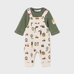 Комплект комбинезон, футболка, 1H, 62 Mayoral Зеленый 2.622