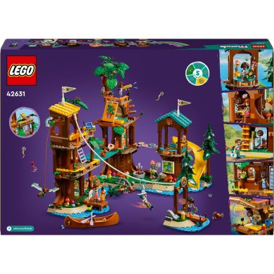 Конструктор Домик на дереве в приключенческом лагере LEGO Friends 42631