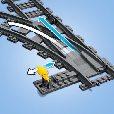 Конструктор LEGO City Залізничні стрілки, 6 деталей 60238