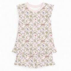 Короткая пижама для девочек с рюшами из хлопка My Little Pie Petal 92-98 PJ007