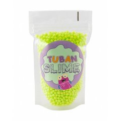 Полиуретановые шарики для слайма лимонные 0,2л Tuban TU3083