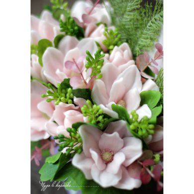 Квіткова композиція з мила Green boutique Букет Магнолії в конверті 42