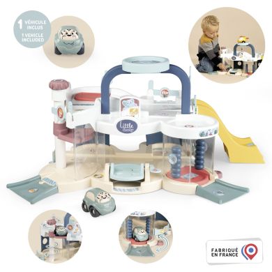 Игровой набор Smoby Little Первый гараж с машинкой, 56x29x32 см, 18мес+ 7600140202