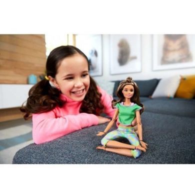 Кукла Barbie Барби серии Двигайся как я шатенка GXF05