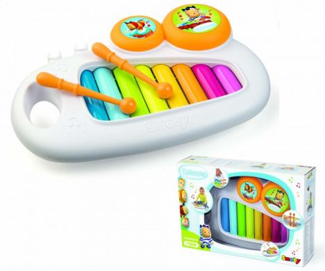 Музичний ксилофон Smoby Toys Cotoons з ручкою 110500