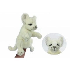 Мягкая игрушка на руку Белый Львенок, серии Puppet, 32 см Hansa 7850
