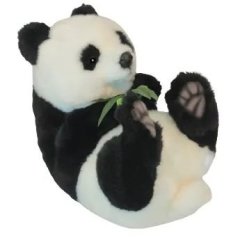 М'яка іграшка Панда, що лежить довжина 25 см Hansa 6539