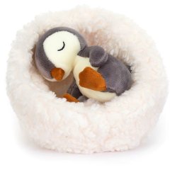 Мягкая Игрушка Спящий Пингвинчик Jellycat (Джелли Кэт) HIB3P