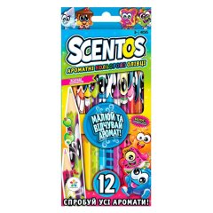 Набор ароматных карандашей Scentos Фантазия 12 цветов 40515