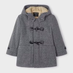 Детское дафлкотное пальто 5A, 98 Mayoral Серый 4.472