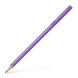 Простой карандаш Faber-Castell Grip Sparkle тригранный с блестками фиолетовый 29364
