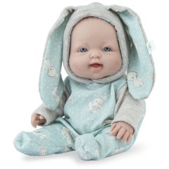 Пупс Marina & Pau BUNNY в костюме голубого кролика, 28 см 336
