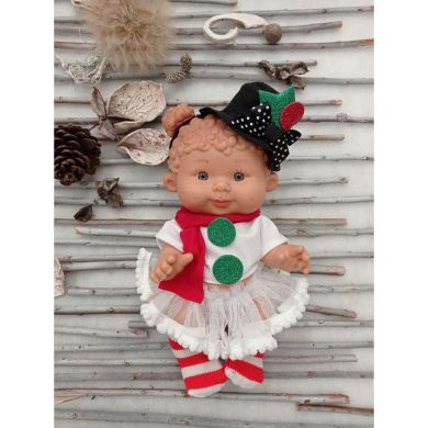 Пупс Marina & Pau Pepote Magic Christmas в новогоднем костюме 26 см в ассортименте 934