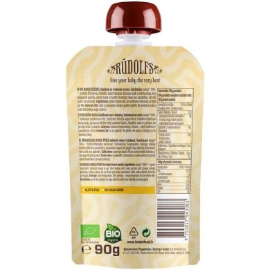 Пюре Манго органічне (90 г) 4+ Rudolfs 4751017943083