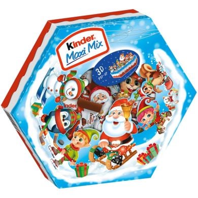 Конфеты Kinder Mix рождественская коробочка, 143г 8000500391860