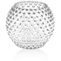 Ваза для квітів кругла Hobnail прозора, d18 1800 ml KLIMCHI 8460/18-1/27, 16