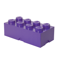 Восьмиточковий фіолетовий контейнер для зберігання Х8 Lego 40041749