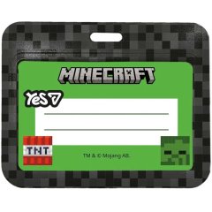 Бейдж без стрічки горизонтальний Yes Minecraft Heroes слайдер 940399