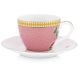 Чашка з блюдцем Pip Studio La Majorelle рожевий 120 мл 51.004.106