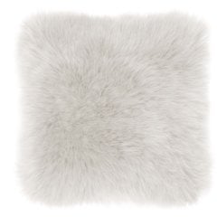 Декоративна подушка з овечої шкіри та замші 45x45см, білий Tiseco 3294WHITE