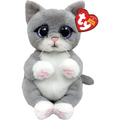 Детская игрушка мягконабивная TY BEANIE BELLIES 25 см 43203 Серый котенок MORGAN