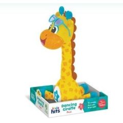 Дитяча м'яка музична інтерактивна іграшка Жираф, танцює, розмовляє, повторює голос KH37-001