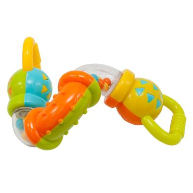 Игрушка-погремушка Baby Team «Зигзаг» Разноцветная 8444, Разноцветный
