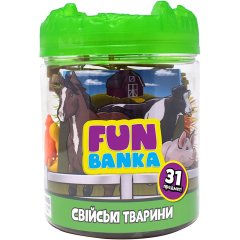 Ігровий міні-набір СВІЙСЬКІ ТВАРИНИ Fun Banka 320386-UA