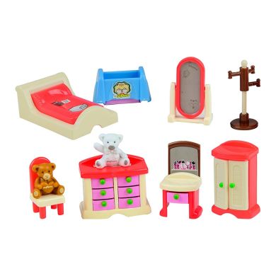 Игровой набор Shantou Happy Family Мебель в книжке HY-063AE