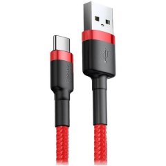 Кабель Baseus Cafule USB to Type-C 2A 2m CATKLF-C09 красный 948100