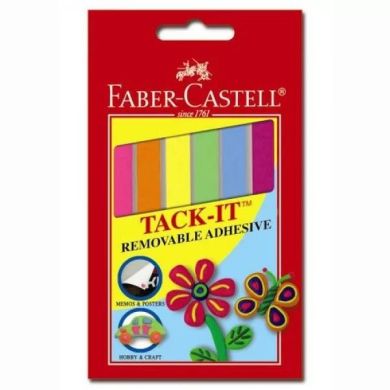 Клей многоразовый Faber-Castell Tack It 50 г неоновые цвета 19617