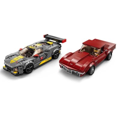 Конструктор Chevrolet Corvette C8.R Race Car and 1968 Chevrolet Corvette LEGO Speed Champions 512 деталей 76903
