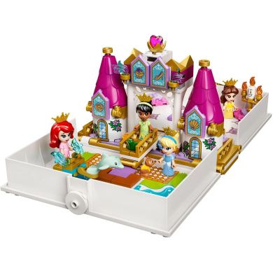 Конструктор LEGO Disney Princess Книга казкових пригод Аріель, Белль, Попелюшки та Тіани 130 деталей 43193
