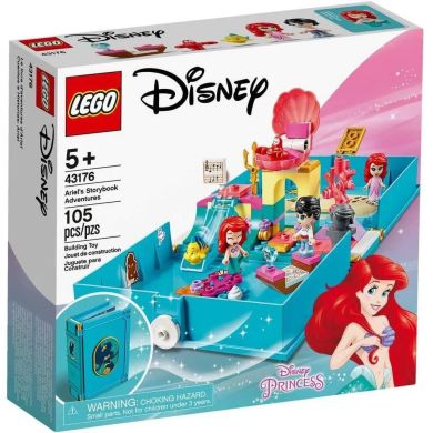 Конструктор LEGO Disney Princess Книга пригод Аріель, 105 деталей 43176