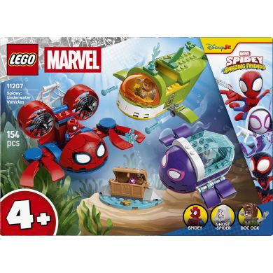Конструктор LEGO Spidey Паук: Подводные транспортные средства 11207